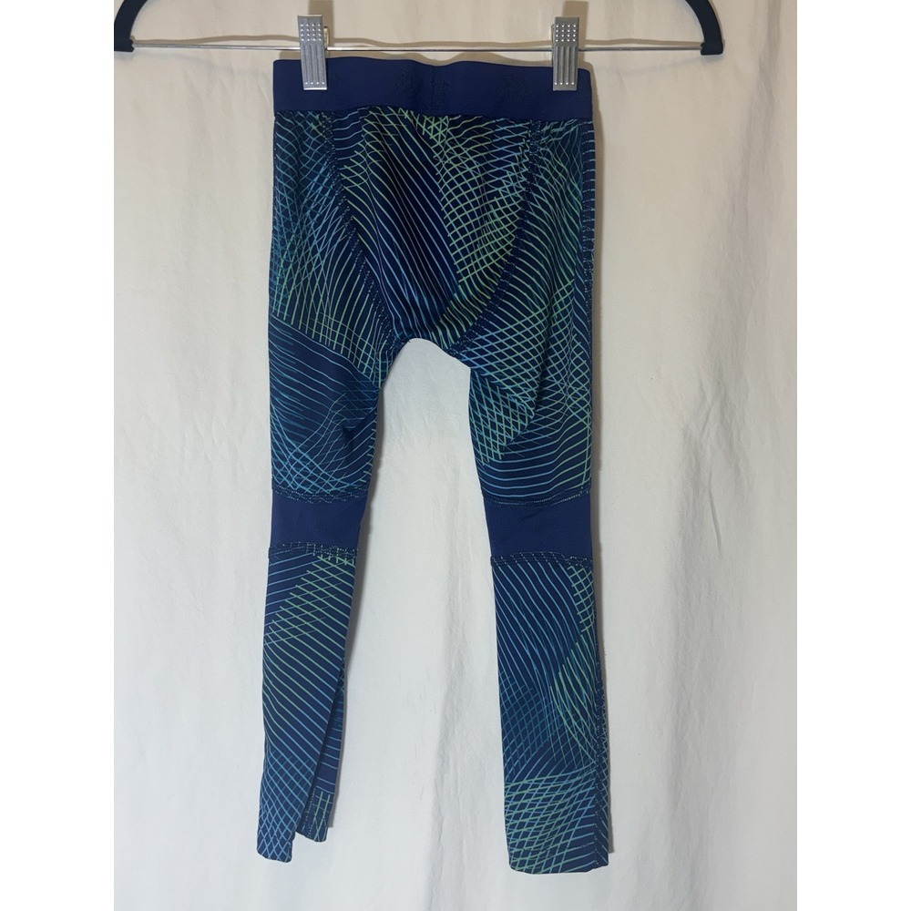 All in Motion Girls‎ Size XS 4-5 Pull-On Activewear Leggings Blue Green Q28 - Picture 2 of 3